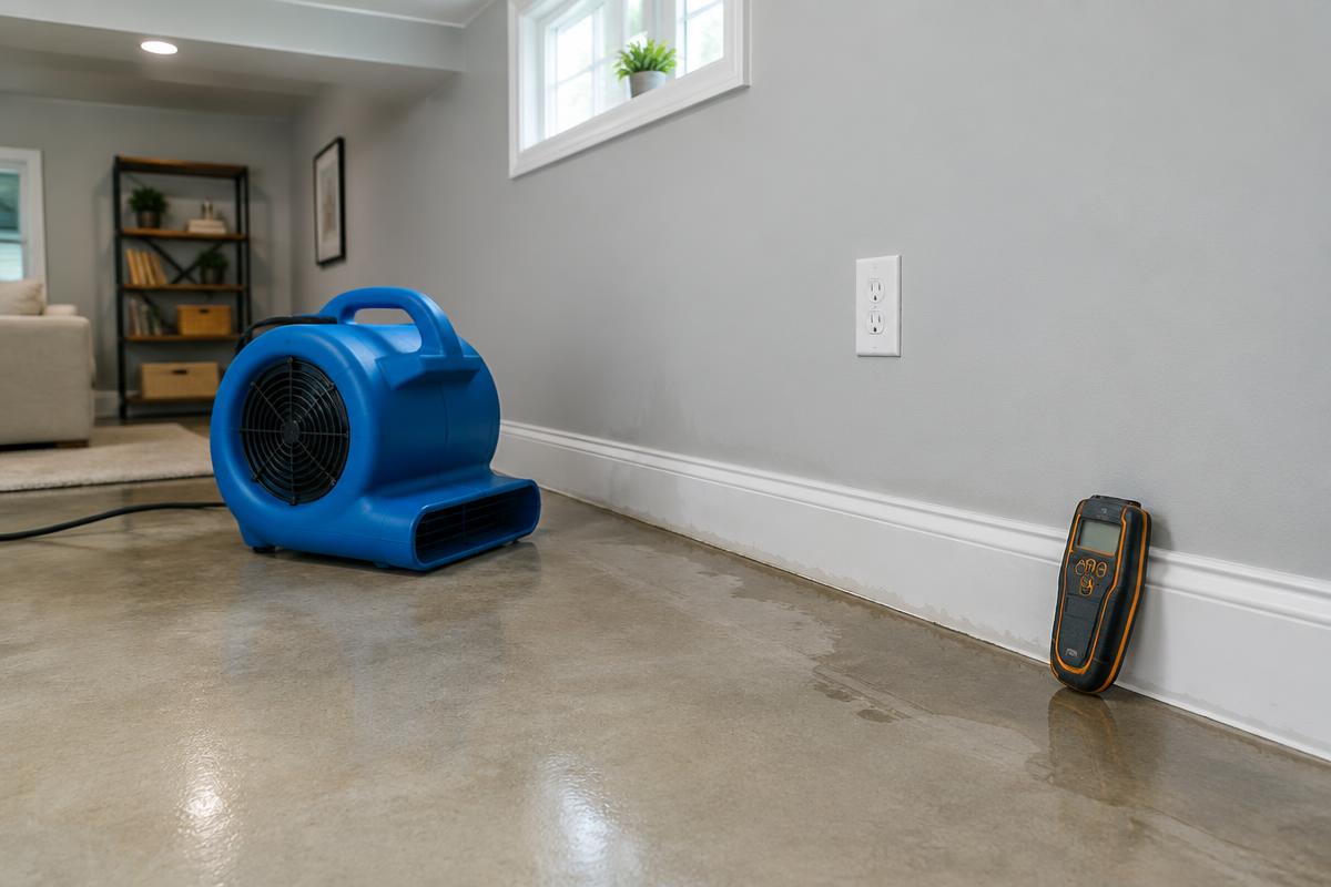 Water Damage restoration scenario
